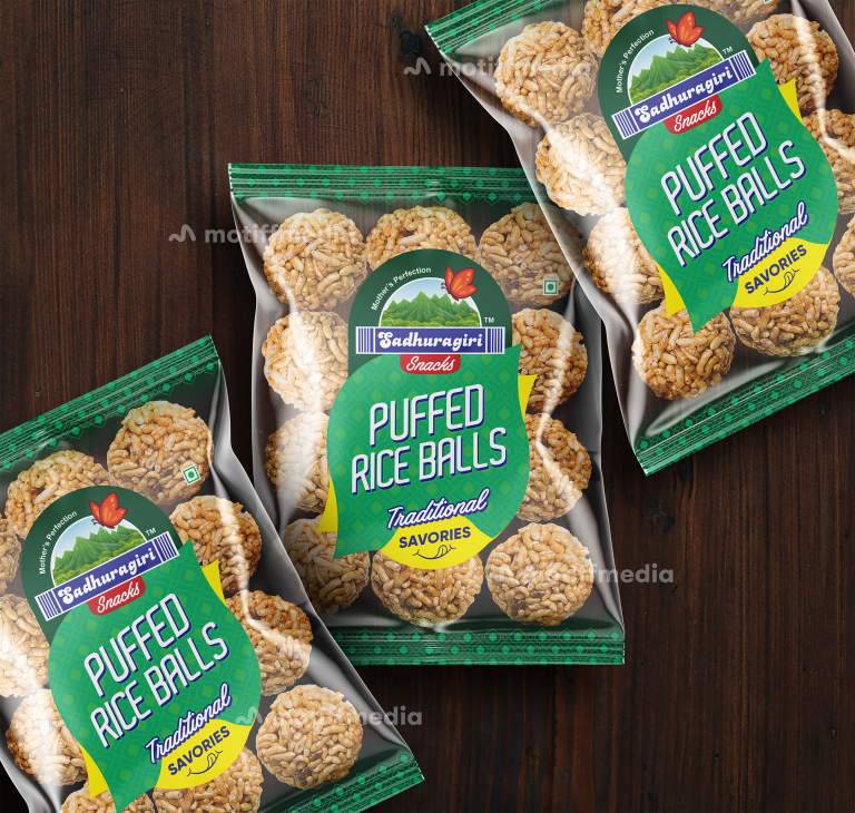 Sadhuragiri SnacksPuffed Rice Balls