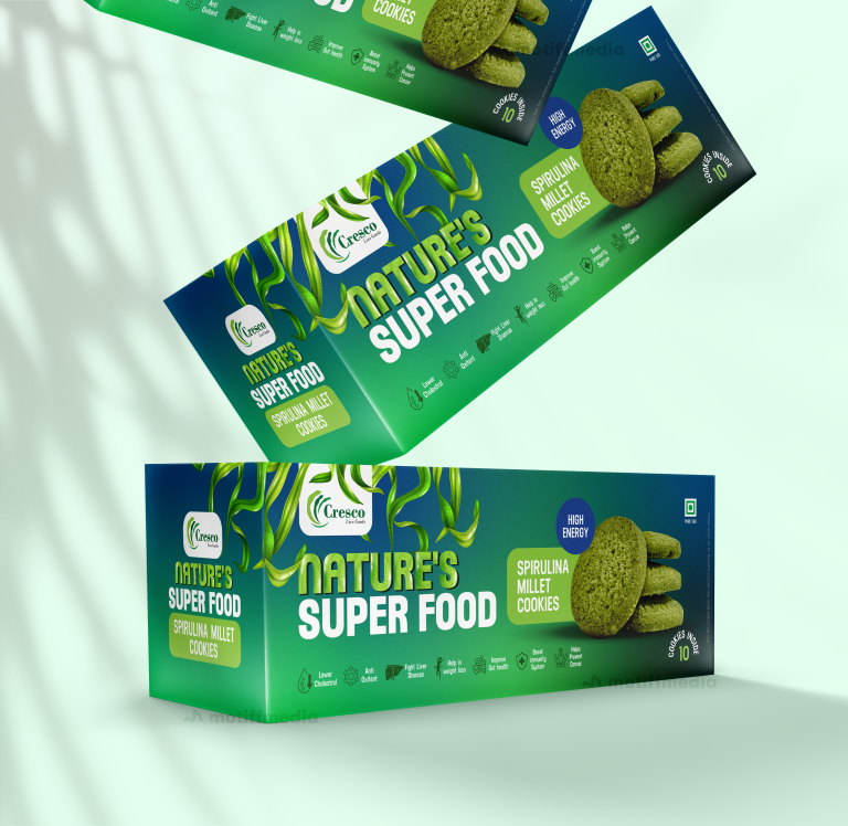 Cresco Spirulina Millet Cookies