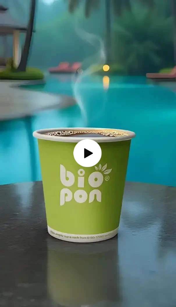 Multi-Use of Bio Pon Cups                                                                                                                  Client – Sri Pon Polymers