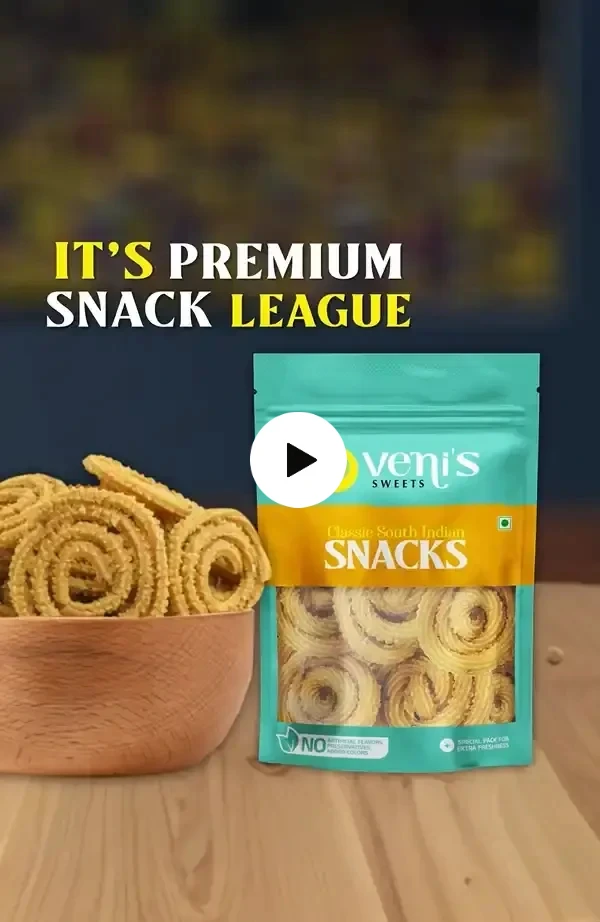 Visual hook Snack Catch                                                                                                                        Client – Veni’s Sweet